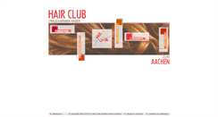 Desktop Screenshot of hair-club.de